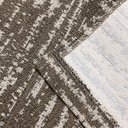 Ver imagem 6 de Tapete Sala Quarto Grande Mesclado 2,00 X 3,00m Antiderrapante Minimalista Marrom Cru Rústico