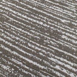 Tapete Sala Antiderrapante 2.00m X 3.00m Decoração Tear Artesanal Jacquard Emborrachado Marrom - 2