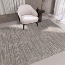 Ver imagem 3 de Tapete Sala Quarto Grande Mesclado 2,00 X 3,00m Antiderrapante Minimalista Marrom Cru Rústico