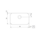 Ver imagem 3 de Cuba Tramontina Lavínia 56bl em Aço Inox Alto Brilho 56x34x17cm