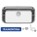 Ver imagem 2 de Cuba Tramontina Lavínia 56bl em Aço Inox Alto Brilho 56x34x17cm