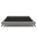 Ver imagem 5 de Cama King Base Box 193x203cm Pés de Ferro Cold P02 Veludo Cinza - Mpozenato