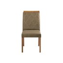 Ver imagem 3 de Kit 4 Cadeiras Decorativas Sala de Jantar Luxo Anita Facto Fendi - Mozzelar