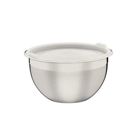 Bowl Tramontina Cucina em Aço Inox com Tampa Plástica 20 cm 3 Litros
