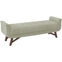Ver imagem 1 de Puff Recamier 160 cm Pes Madeira Leville Veludo SL 940 Peer