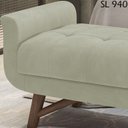 Ver imagem 5 de Puff Recamier 160 cm Pes Madeira Leville Veludo SL 940 Peer