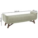 Ver imagem 4 de Puff Recamier 160 cm Pes Madeira Leville Veludo SL 940 Peer