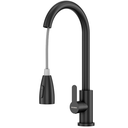 Ver imagem 4 de Torneira de Cozinha Roma Mangueira Flexível Aço Inox Preto Goldenx