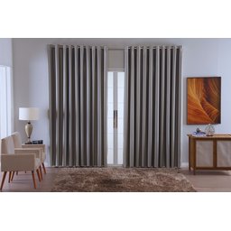 Cortina para Sala Quarto Blackout Tecido 2,70x1,80 Ellegance:fenfi - 1