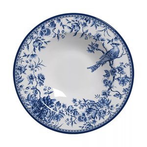 Conjunto com 6 Pratos Fundo Chinese Garden Ø25cm Alleanza Cerâmica