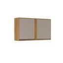 Ver imagem 3 de Armário Aéreo 2 Portas Pérola Sallêto 120cm Sallêto:cinamomo/off