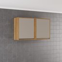 Ver imagem 1 de Armário Aéreo 2 Portas Pérola Sallêto 120cm Sallêto:cinamomo/off