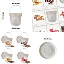 Ver imagem 3 de Balde Transp 2.2l para Pão de Queijo 10 Pçs