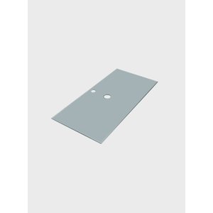 Tampo de Vidro para Gabinete Banheiro Milano 80 X 40 X 0,6cm