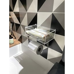 Suporte De Papel Higiênico C/ Dispenser De Lenços Umedecidos - 5