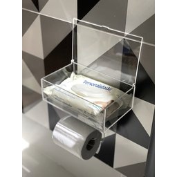 Suporte De Papel Higiênico C/ Dispenser De Lenços Umedecidos - 4