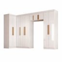 Ver imagem 2 de Guarda Roupa Modulado de Canto 10 Portas Branco