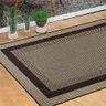 Tapete para Sala 2,00m X 3,00m Sisal Antiderrapante sem Pelo Lâncer - 590 Tabaco - 2