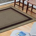 Ver imagem 3 de Tapete para Sala 2,00m X 3,00m Sisal Antiderrapante sem Pelo Lâncer - 590 Tabaco