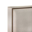 Ver imagem 6 de Cabeceira Cama Box Solteiro Com Tachas 100 cm Vicenza L02 Linho Bege - Lyam Decor