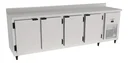 Ver imagem 1 de Balcão Refrigerado Encosto 4 Portas 2,5 Mts Total Inox 86kbsc250dii Kofisa