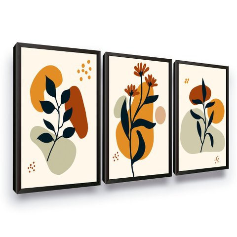 Quadro Minimalista Sala Decorativo Moldura Grande Sala