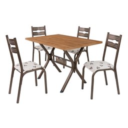 Conjunto de Mesa com 4 Cadeiras Luna  - 3
