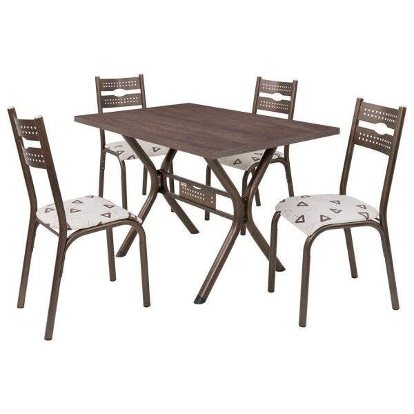 Conjunto de Mesa com 4 Cadeiras Luna  - 3