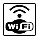 Ver imagem 1 de Placa De Sinalização Wi-Fi 15x15cm TaColado 10 Unidades