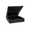 Base Box Baú Casal em Sintético Preto com Pistão a Gás - 138x188 - 1