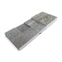 Ver imagem 2 de Revestimento Pedra Natural - Luzzi 10x10cm, 10x20cm e 20x20cm - Pedra Goiás Verde Premium