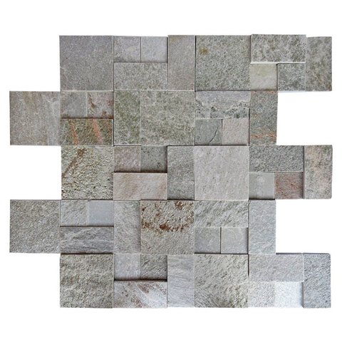 Revestimento Pedra Natural - Luzzi 10x10cm, 10x20cm e 20x20cm - Pedra Goiás Verde Premium