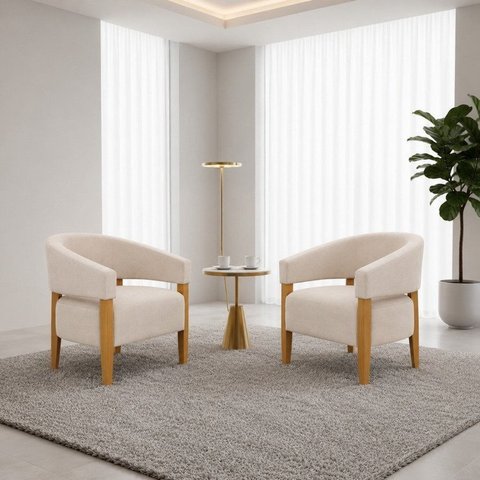 Kit com 02 Poltronas Belleve Premium