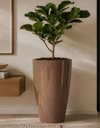 Ver imagem 2 de Vaso de Fibra de Vidro Roma m 70cm Brilhantes e Foscos Decorativo Amêndoa
