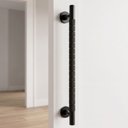 Ver imagem 3 de Puxador Duplo Chamonix 550mm Preto para Porta Pivotante, Correr Vidro