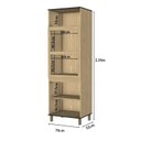 Ver imagem 3 de Torre Quente 70cm com Puxadores de Alumínio 100% MDF Confort