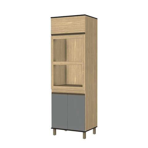 Torre Quente 70cm com Puxadores de Alumínio 100% MDF Confort
