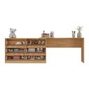 Ver imagem 3 de Penteadeira Infantil 231,5cm com 6 Gavetas Flex Multimóveis Mp4403 Madeirado