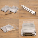 Ver imagem 6 de Kit Porta Pão, Porta Frios e Boleira Inox Tampa Pinça Forma
