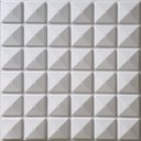 Ver imagem 3 de 20 Placas Inca 3d Adesiva Parede Teto Imita Gesso 25x25cm Branco