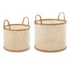 Kit Cestos Decorativos e Organização em Rattan - 2 Pçs - 1