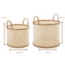 Kit Cestos Decorativos e Organização em Rattan - 2 Pçs - 3