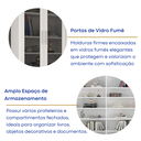Ver imagem 5 de Estante para Livros 8 Portas Branco