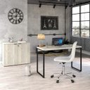 Ver imagem 1 de Conjunto Escritório Completo com Mesa para Computador, Armário e Cadeira com Rodízio Espresso Móveis Industrial