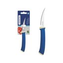 Ver imagem 1 de Faca para Tomate Felice Corte Preciso Aço Inox Cabo Polipropileno Azul Cozinha Tramontina