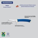 Ver imagem 6 de Faca para Tomate Felice Corte Preciso Aço Inox Cabo Polipropileno Azul Cozinha Tramontina