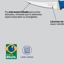 Ver imagem 3 de Faca para Tomate Felice Corte Preciso Aço Inox Cabo Polipropileno Azul Cozinha Tramontina