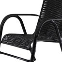 Ver imagem 2 de Conjunto 4 Cadeiras E Mesa de centro Bela, para área, edícula, fibra sintética - PANERO PRETO 01