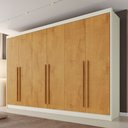 Ver imagem 1 de Guarda-roupa Casal Alba Plus 6 Portas 4 Gavetas 100% Mdf - Mademarcs