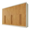 Ver imagem 2 de Guarda-roupa Casal Alba Plus 6 Portas 4 Gavetas 100% Mdf - Mademarcs